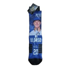PETE ALONSO New York METS Baseball MLB M/L Socks NWT